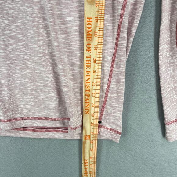 Tommy Bahama Shirt Mens Small Red Quarter Zip Pullover Island Zone Long Sleeve - Picture 7 of 9